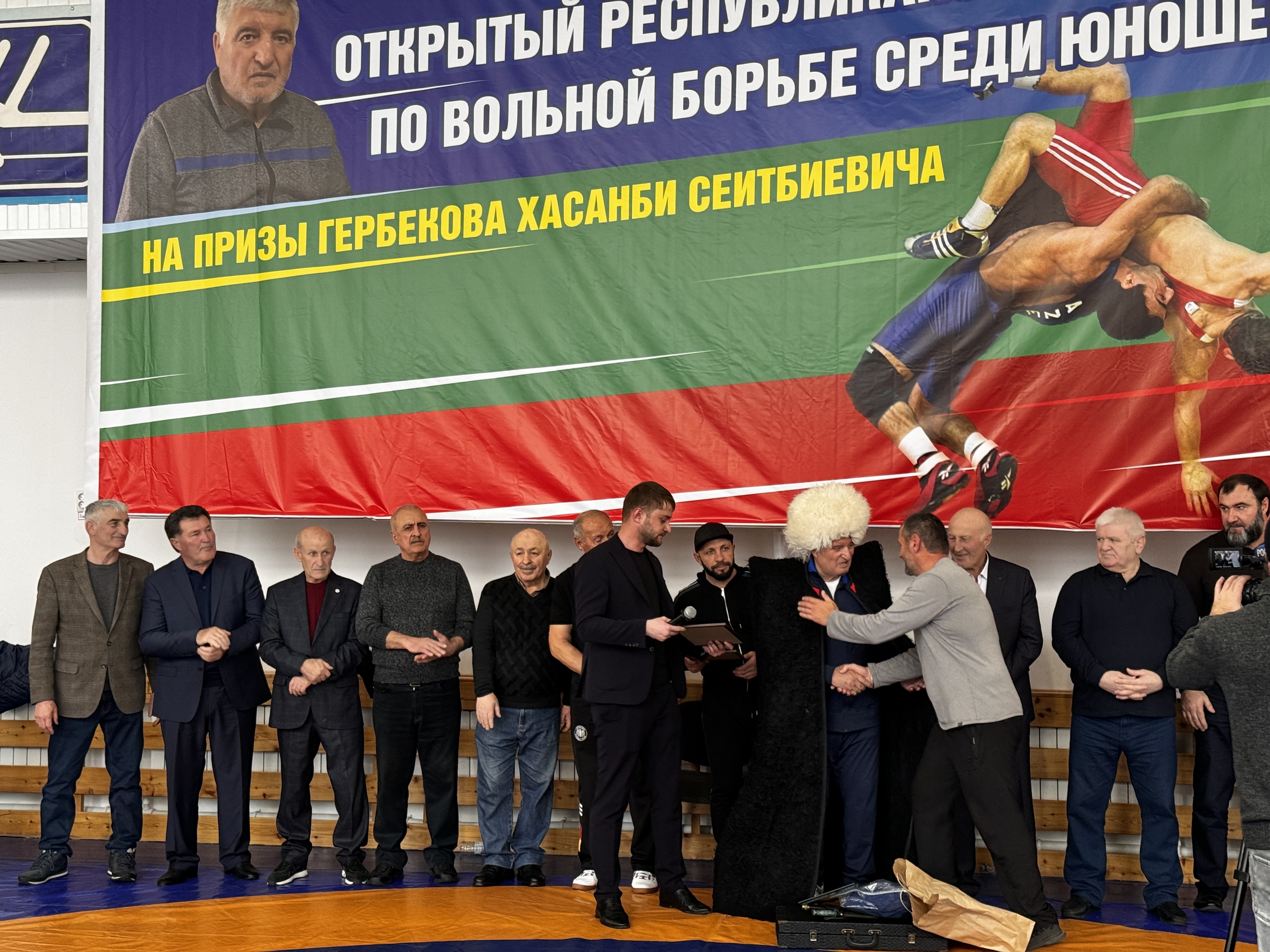 Открытый республиканский турнир по вольной борьбе  на призы Гербекова Хасанби Сеитбиевича.