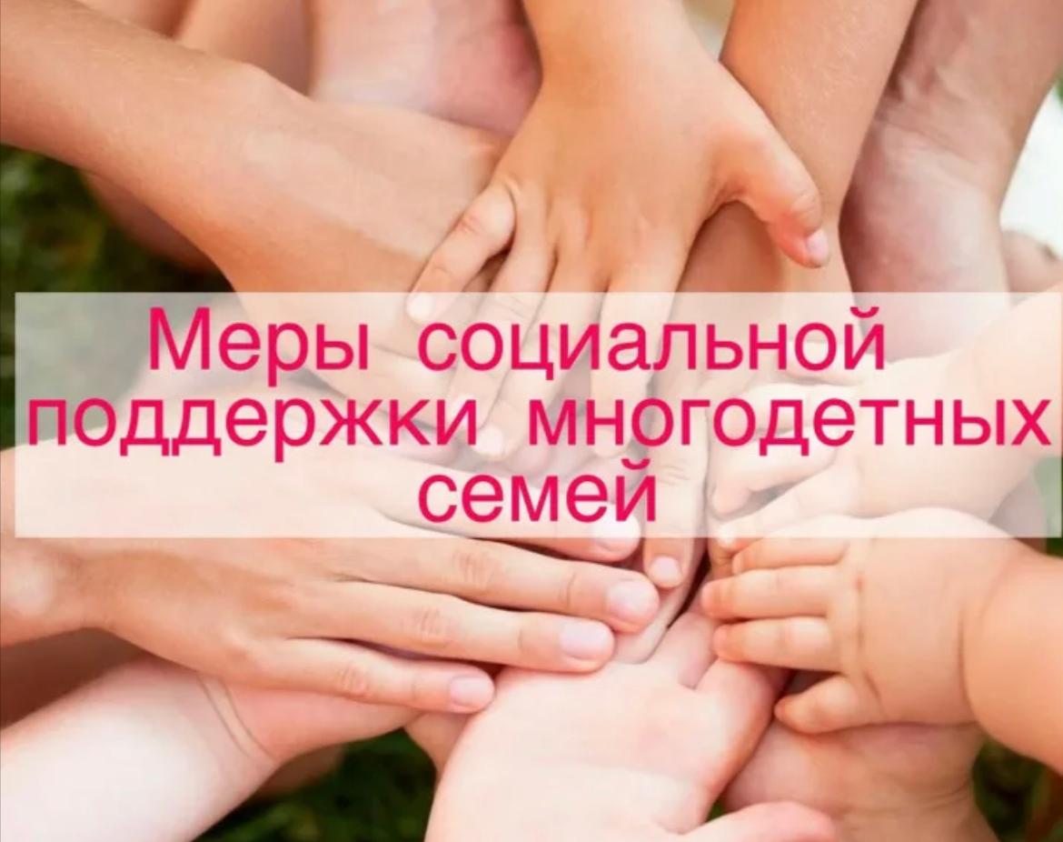 Новая мера социальной поддержки для многодетных семей..