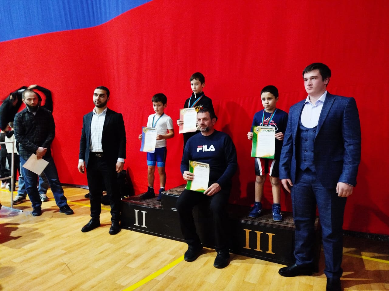 Открытый Новогодний турнир по вольной борьбе.